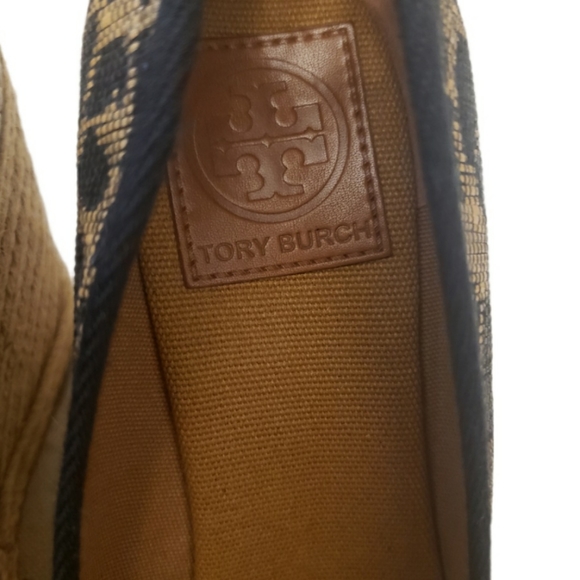 Tory Burch Jackie Leoparx Espadrille wedges sz 8.5 - Picture 4 of 9